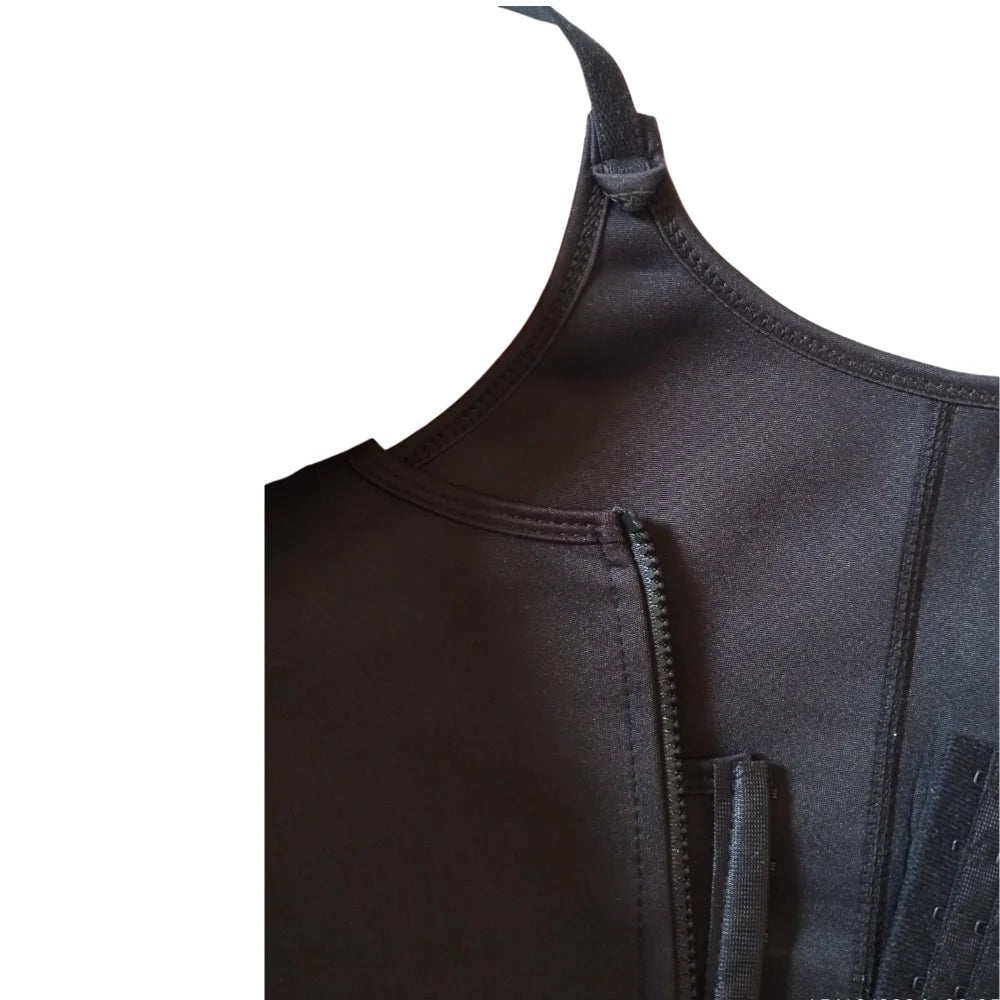 Corset Zipper Dupla Compressão | Reduz 3 Tamanhos Instantâneo
