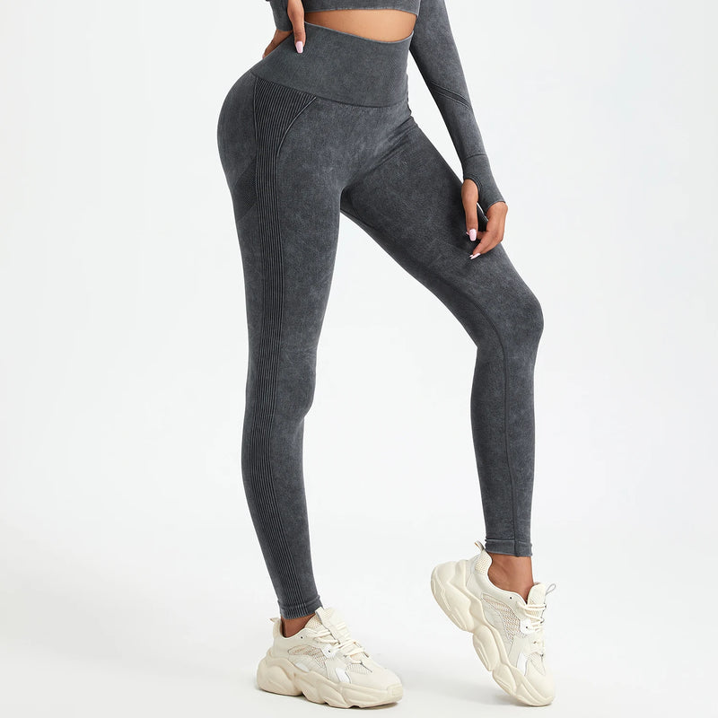 Legging Texturizada Denim Cloud: Seu Look Fitness Elevado a Outro Nível