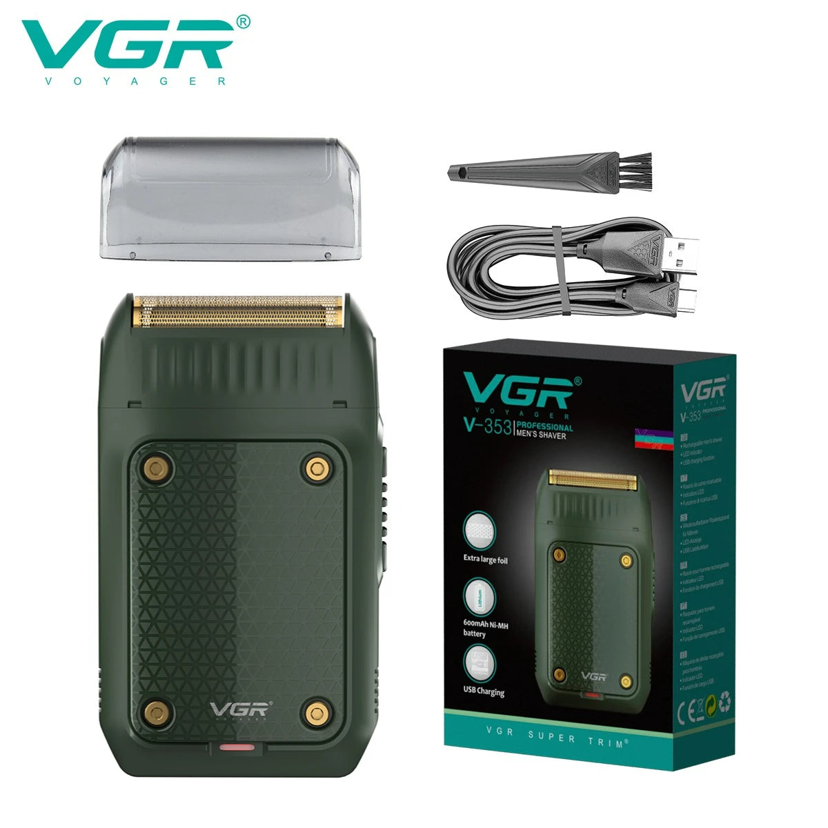 Máquina de Barbear Portátil - VGR