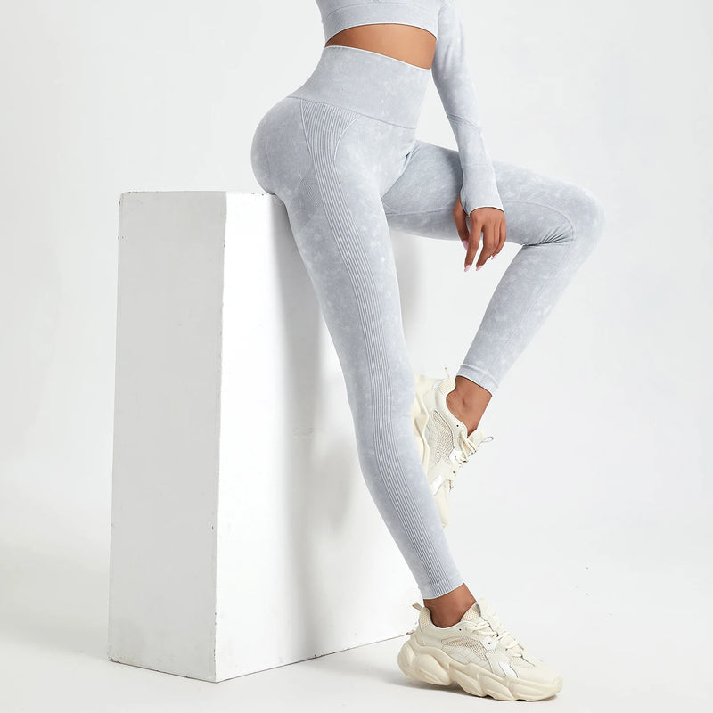 Legging Texturizada Denim Cloud: Seu Look Fitness Elevado a Outro Nível