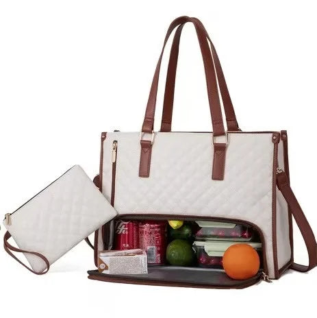 Bolsa Térmica Work & Lunch 2 em 1 | Elegância + Praticidade
