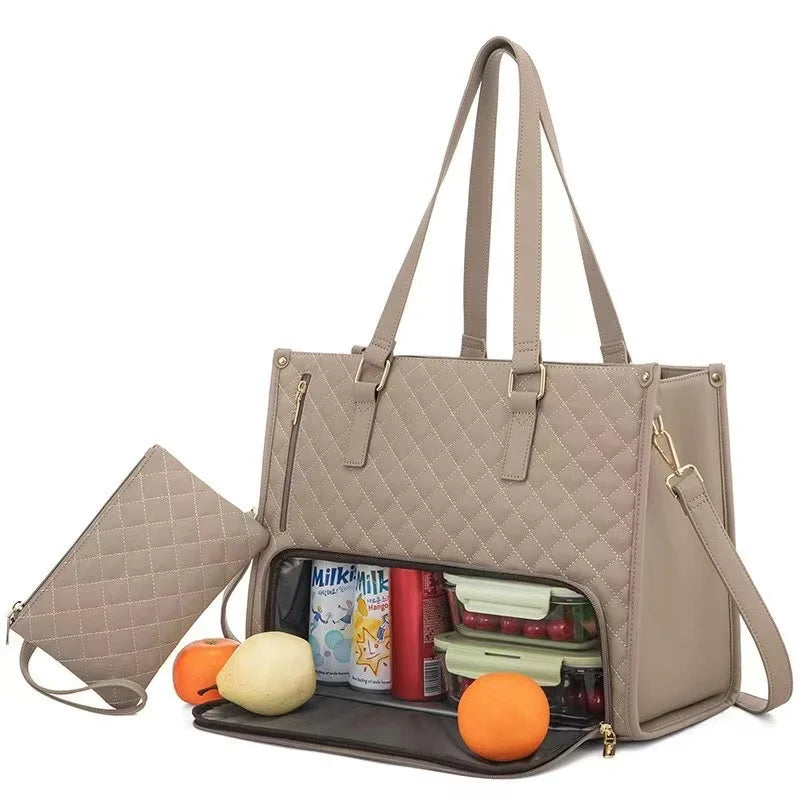 Bolsa Térmica Work & Lunch 2 em 1 | Elegância + Praticidade