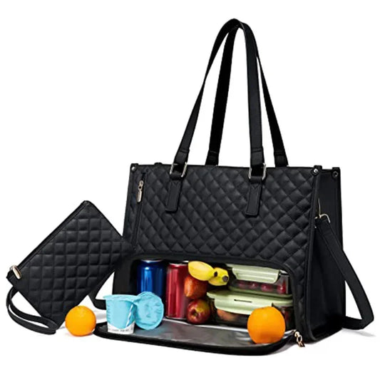 Bolsa Térmica Work & Lunch 2 em 1 | Elegância + Praticidade