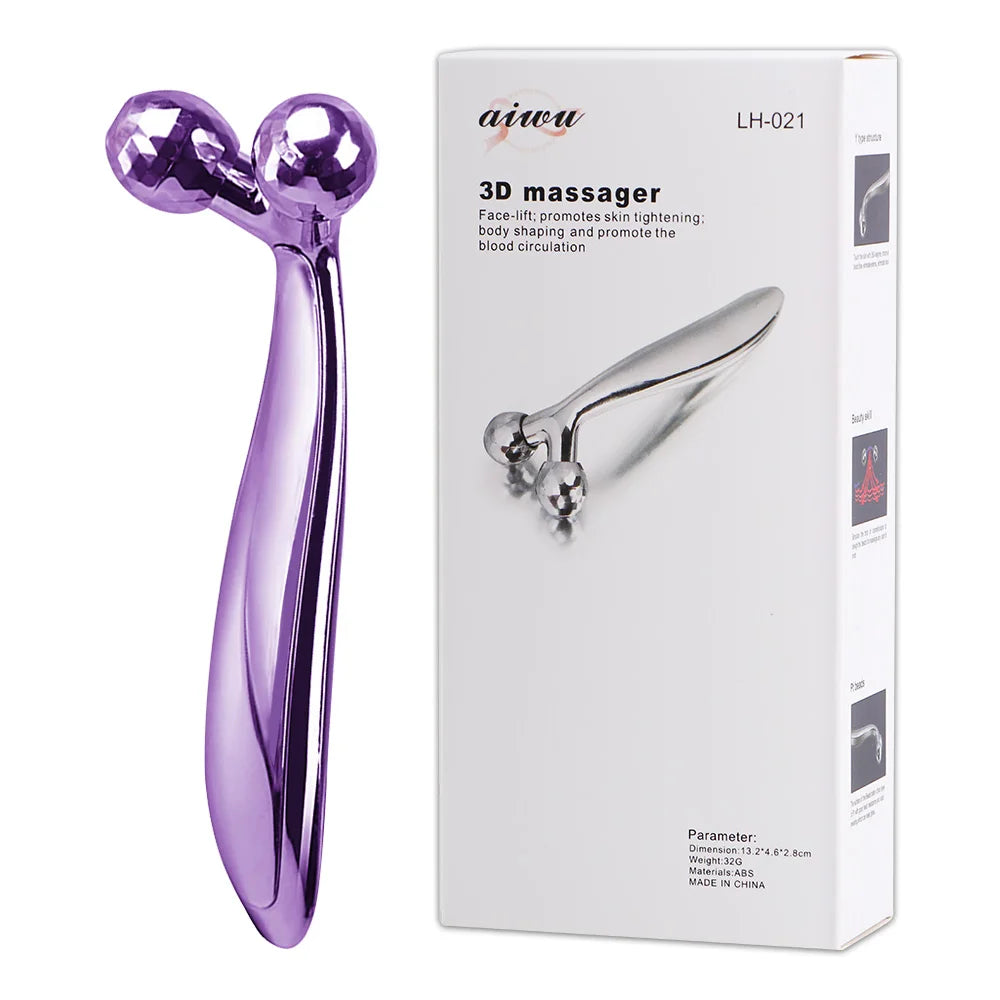 Massageador Facial 3D Anti-idade | Lifting + Reduz Papada + Drenagem