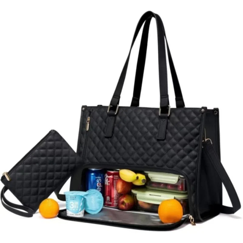 Bolsa Térmica Work & Lunch 2 em 1 | Elegância + Praticidade
