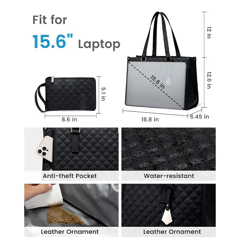 Bolsa Térmica Work & Lunch 2 em 1 | Elegância + Praticidade