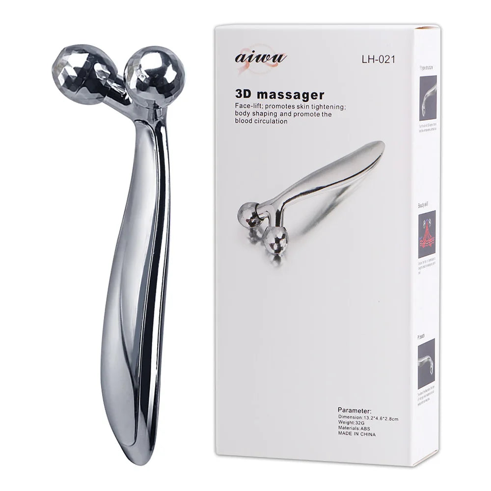 Massageador Facial 3D Anti-idade | Lifting + Reduz Papada + Drenagem
