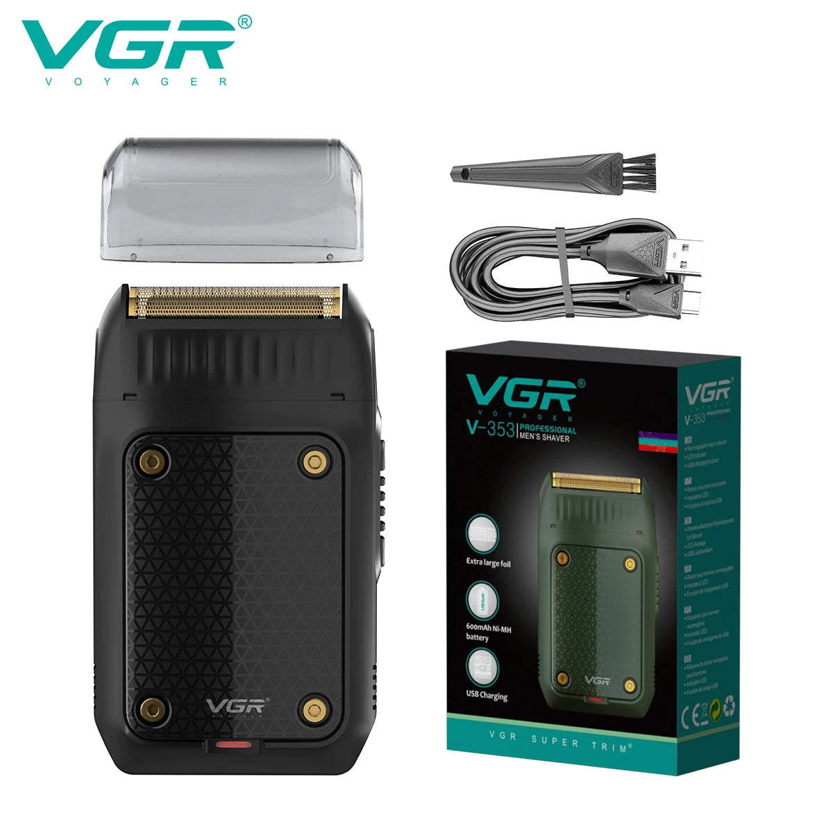 Máquina de Barbear Portátil - VGR