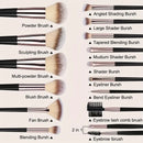 Kit Profissional de Pincéis e Esponjas