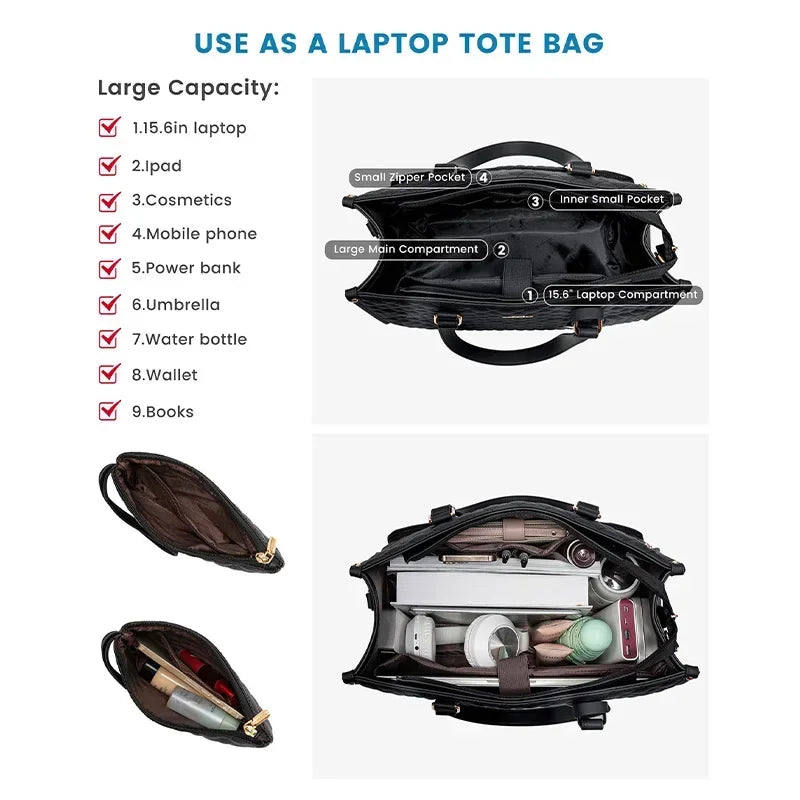 Bolsa Térmica Work & Lunch 2 em 1 | Elegância + Praticidade