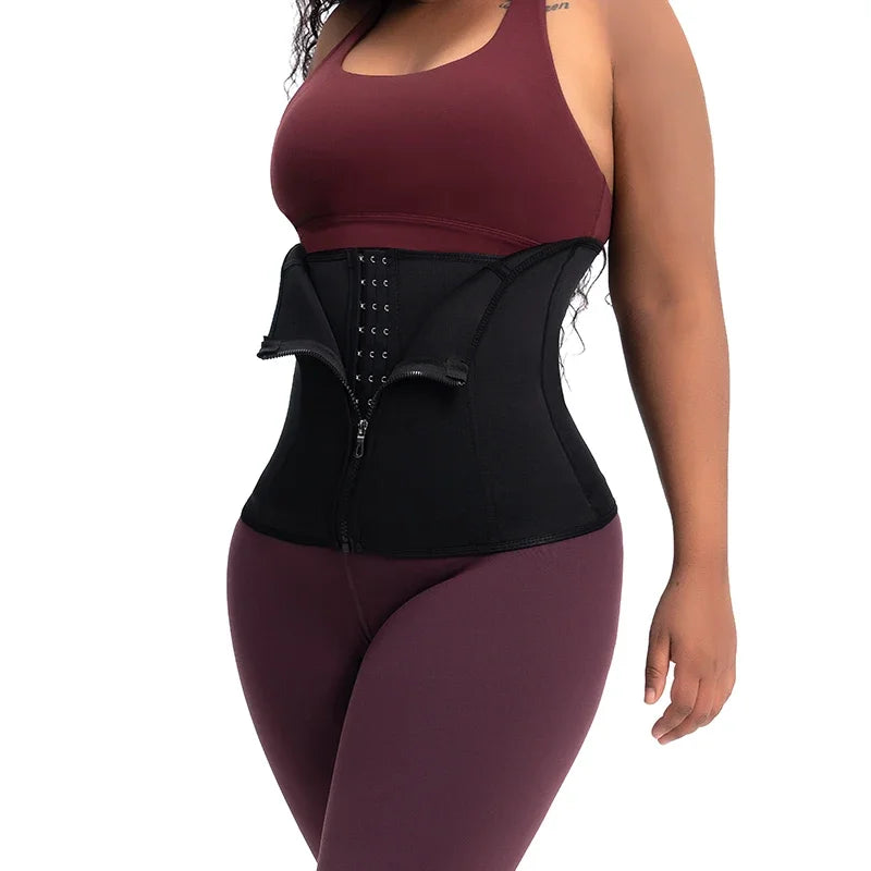 Cinta Compressora Easy Slim Pro: Vista e Ajuste Sua Silhueta Com Um Zíper!